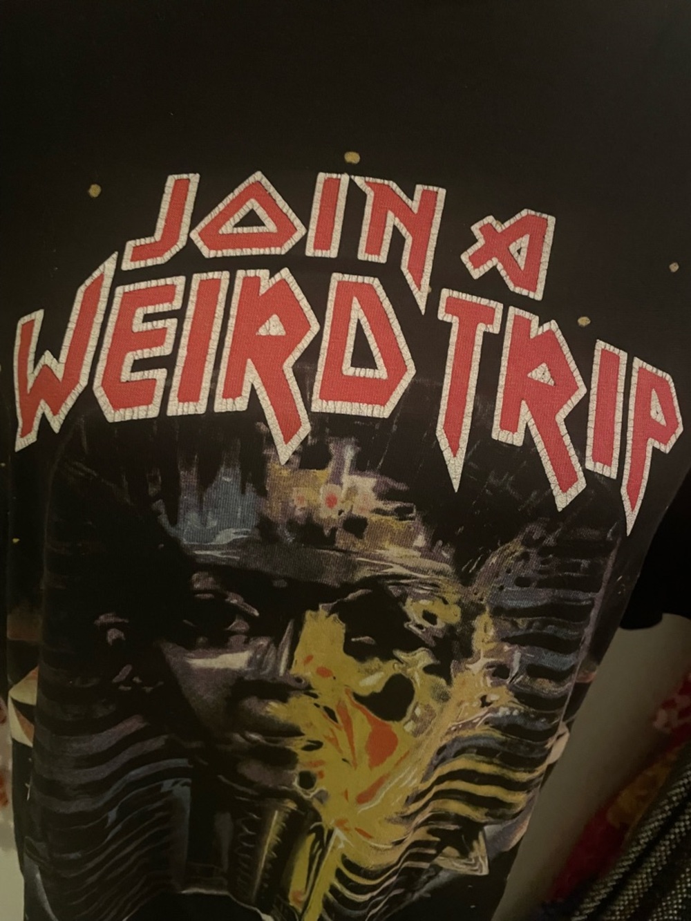 Balenciaga Rare Join a Weird Trip Short Sleeve Graphic Tee - Picture 2 of 6